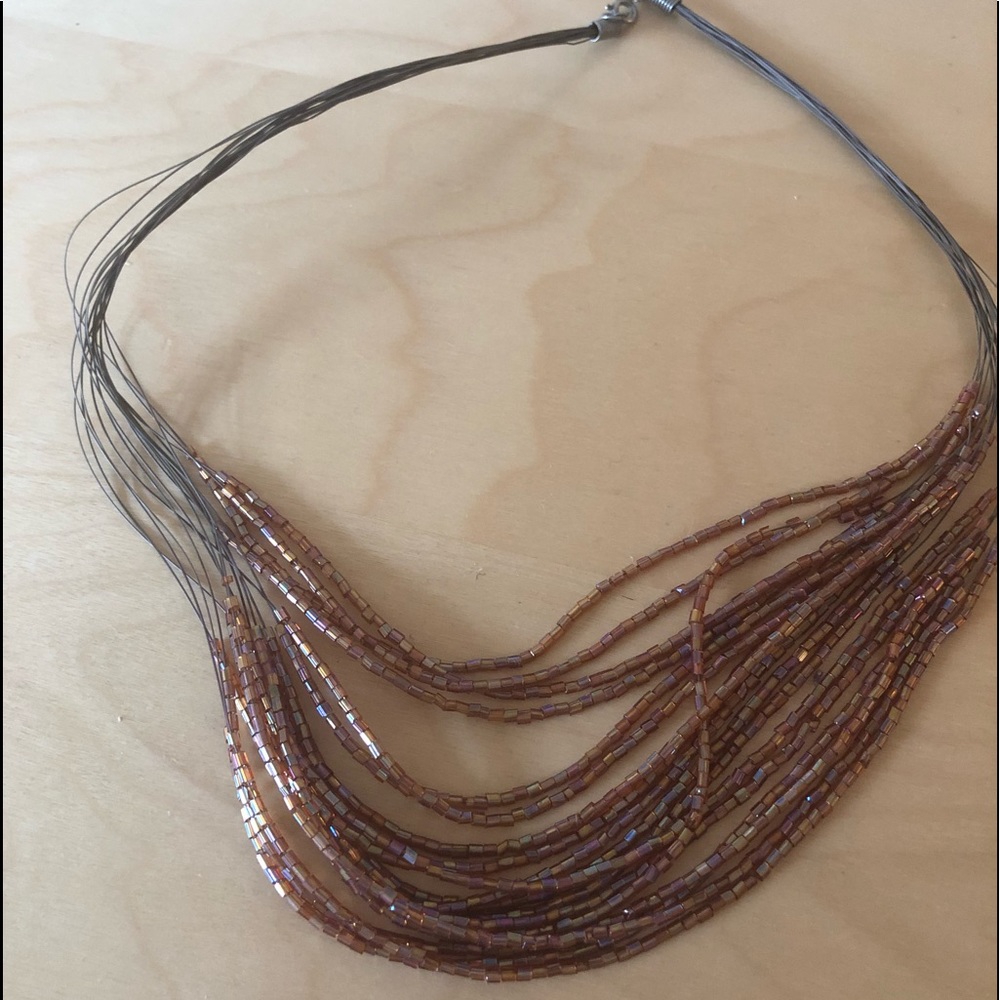 Glam bead necklace